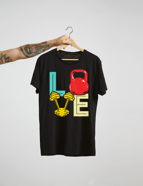 GYM love design t-shirt - for men & women