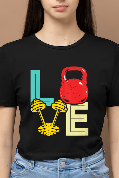 GYM love design t-shirt - for men & women
