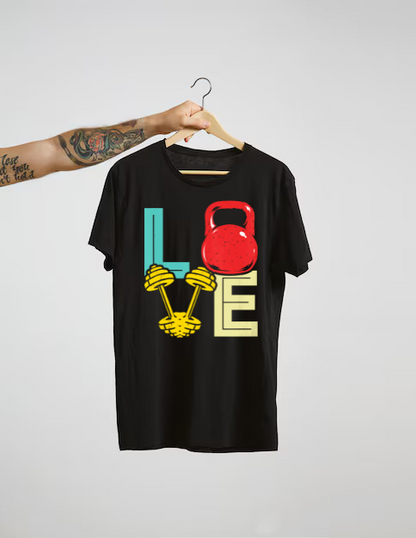 GYM love design t-shirt - for men & women